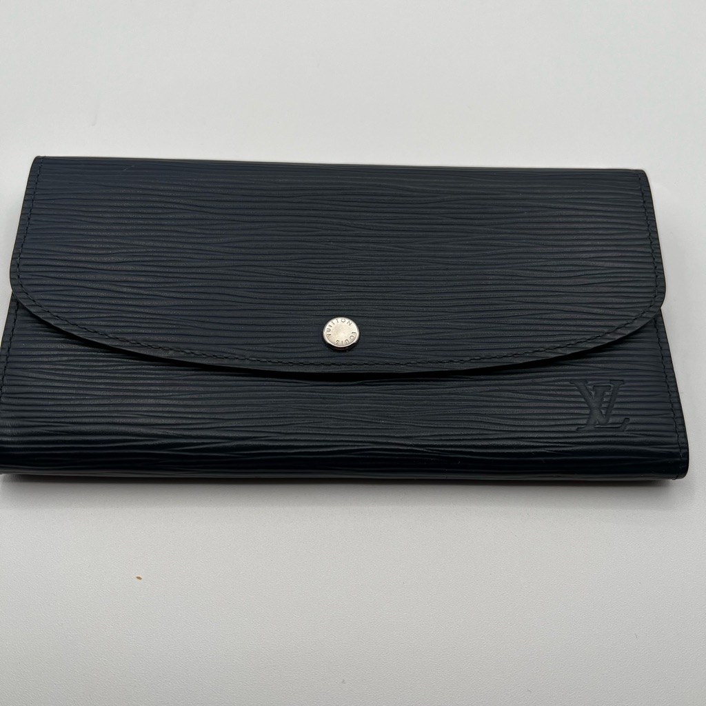 Authentic Louis Vuitton Navy Blue Wallet